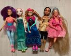 5 nette barbies Dreamtopia, Elsa, Anna, Elena en Rapunzel, Ophalen of Verzenden, Zo goed als nieuw, Barbie