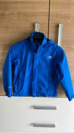Hardloop regenjas Karrimor invouwbare capuchon blauw 116/122, Gebruikt, Jongen of Meisje, Karrimor, Ophalen of Verzenden
