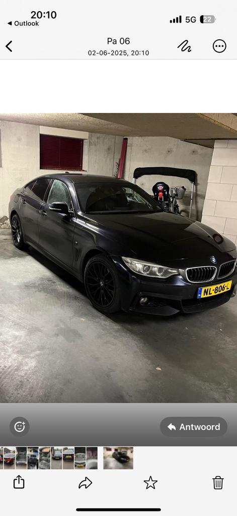 BMW 430I Gran Coupe Xdrive AUT 2017 Zwart, Auto's, BMW, Particulier, 4-Serie, 4x4, ABS, Adaptive Cruise Control, Airbags, Airconditioning
