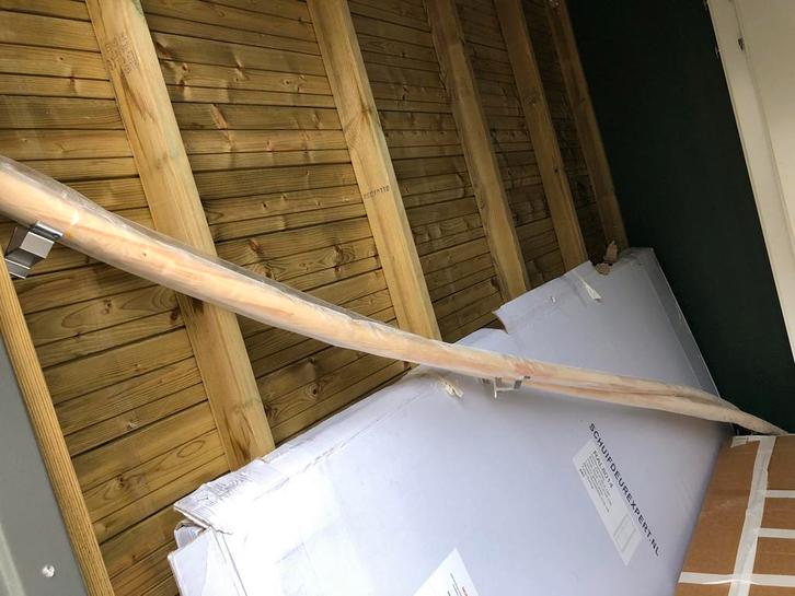 Nieuwe 2 complete set gebogen ronde trapleuning trap leuning, Doe-het-zelf en Verbouw, Ladders en Trappen, Nieuw, 2 tot 4 meter