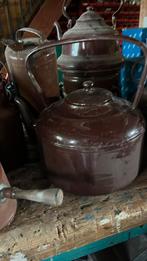 Chocolade bruin e-mail, Antiek en Kunst, Antiek | Emaille, Ophalen