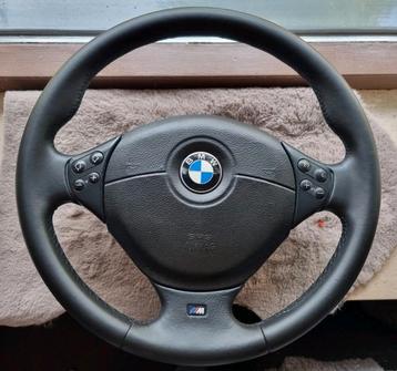 BMW E36, E39 & E38 multifunctioneel zeer net lederen M stuur beschikbaar voor biedingen