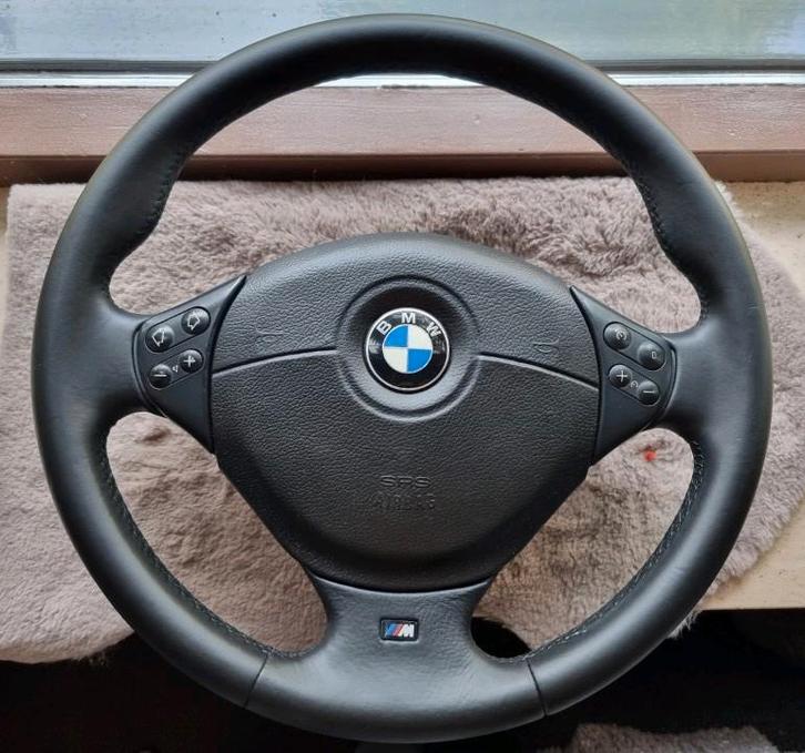 BMW E36, E39 & E38 multifunctioneel zeer net lederen M stuur, Auto-onderdelen, Interieur en Bekleding, BMW, Ophalen of Verzenden