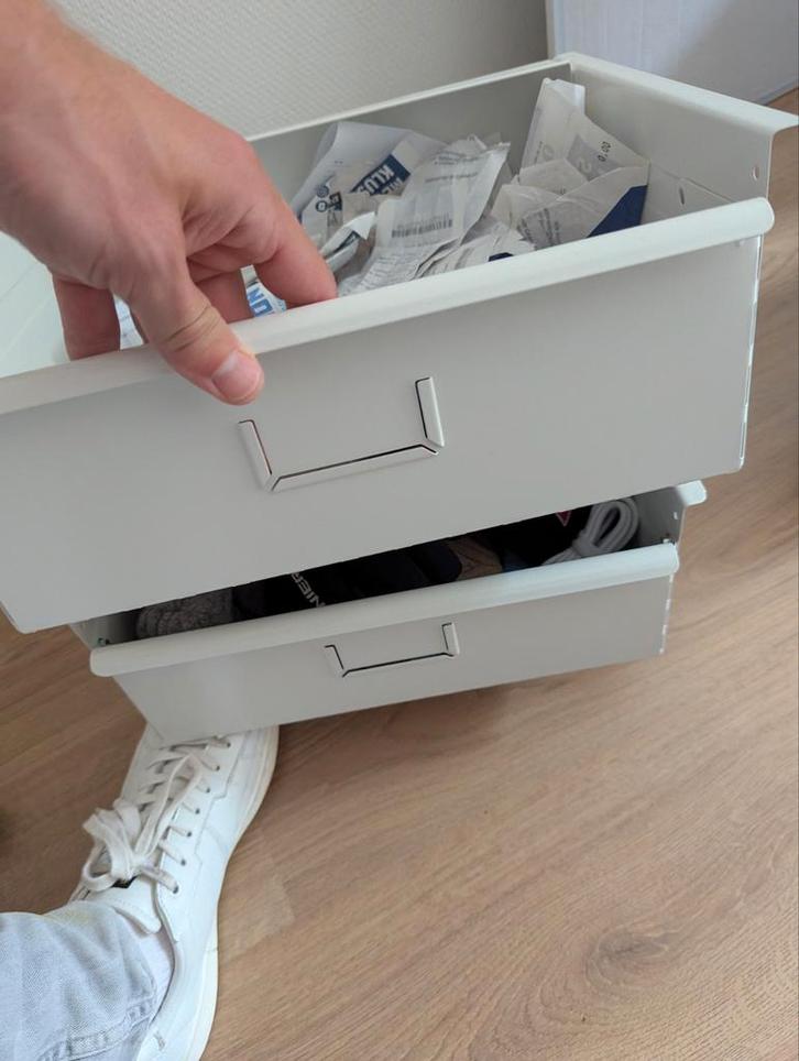 Ivar IKEA kast - laden & flessenrek, Huis en Inrichting, Woonaccessoires | Wandplanken en Boekenplanken, Gebruikt, Ophalen