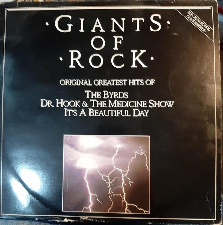 Giants of rock - The Byrds, Dr. Hook, Its a beautiful day, Cd's en Dvd's, Vinyl | Rock, Gebruikt, Alternative, 12 inch, Ophalen of Verzenden