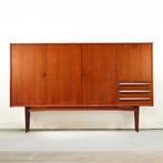 Vintage Teak Midcentury Highboard / Dressoir / Wandmeubel, Huis en Inrichting, Kasten | Dressoirs, Ophalen, Gebruikt, Teakhout
