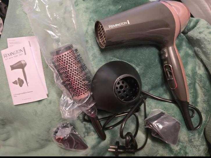 Remington Curl & Straight Confidence Föhn, Sieraden, Tassen en Uiterlijk, Uiterlijk | Haarverzorging, Zo goed als nieuw, Föhn of Haardroger