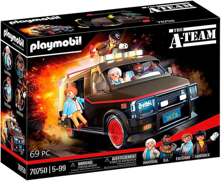The A-Team Van Playmobil 70750, Kinderen en Baby's, Speelgoed | Playmobil, Nieuw, Complete set, Ophalen of Verzenden