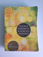 Statistical methods for business and economics, Boeken, Verzenden, MC Graw Hill, Nieuw, Economie en Marketing