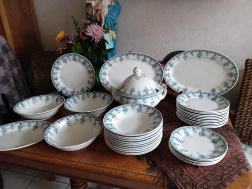 eetservies societe ceramique serie ANDRÉE, Antiek en Kunst, Antiek | Servies compleet, Ophalen