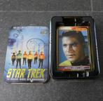 Star Trek kaarten metaal collector's cards 1996, Ophalen of Verzenden, Gebruikt, Tv, Foto of Kaart