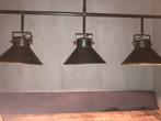 Stoere eettafel lamp, Ophalen, Zo goed als nieuw, Stoer en sober, Metaal