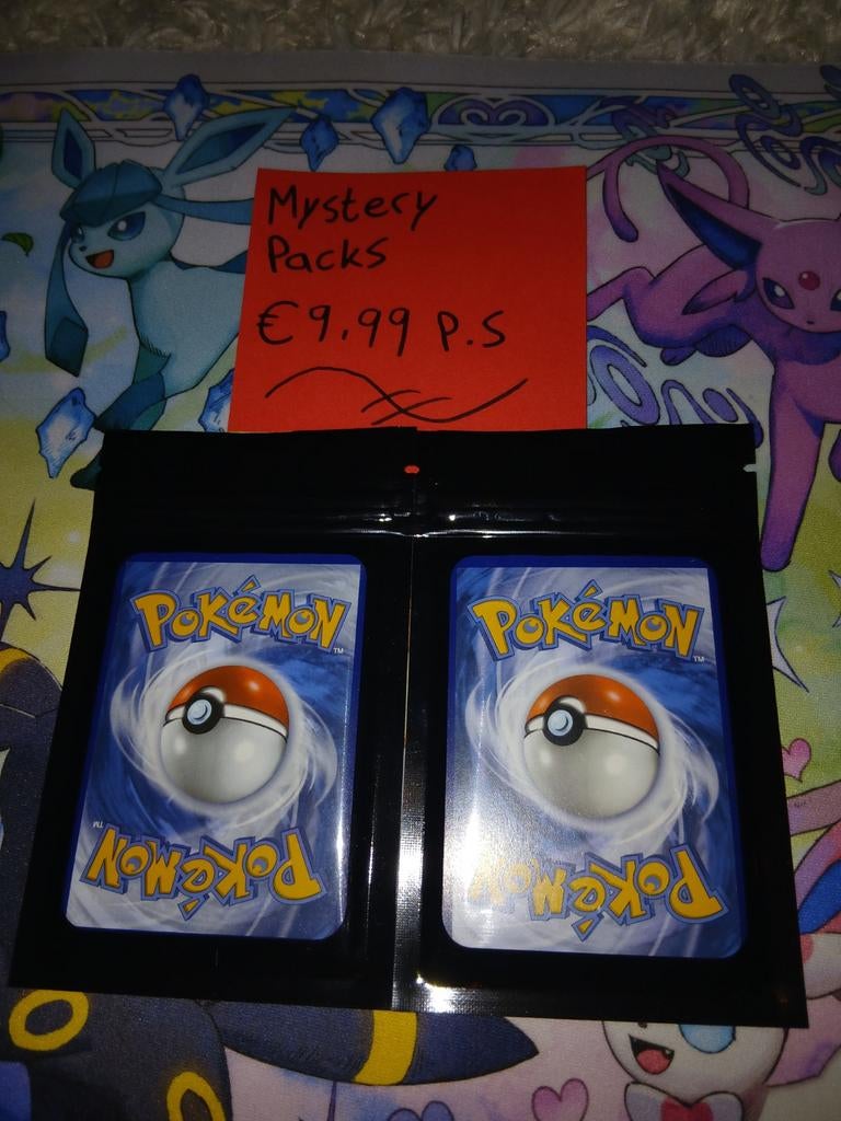Pokemon Mystery Packs (ZIE OMSCHRIJVING!), Ophalen of Verzenden, Nieuw, Meerdere kaarten, Foil
