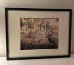 BANKSY : lithografie meet certificaat, Antiek en Kunst, Kunst | Litho's en Zeefdrukken, Ophalen of Verzenden