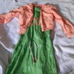 122 jurk met vestje, Kinderen en Baby's, Kinderkleding | Maat 122, Verzenden, Zo goed als nieuw, Meisje, Jurk of Rok