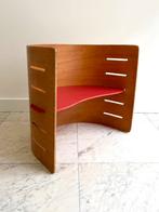 Vintage kinderstoel, design klassieker, Kristian Vedel, 1956, Gebruikt, Aanschuifbaar, Meegroeistoel, ....