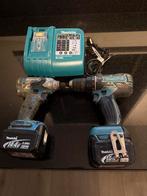 Makita Boormachines Set 14.4V, Gebruikt, Variabele snelheid, Ophalen of Verzenden, Boor- en Schroefmachine