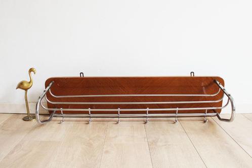 Royale vintage kapstokmet hoedenplank. Retro wandkapstok, Huis en Inrichting, Woonaccessoires | Kapstokken, Gebruikt, Wandkapstok