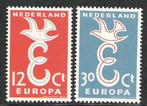 713 - 14  ONGEBRUIKT ( Europa zegels 1958 ), Verzenden, Na 1940, Postfris