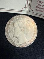 Rijksdaalder 1898 Wilhelmina, Zilver, Ophalen of Verzenden, Koningin Wilhelmina, Losse munt