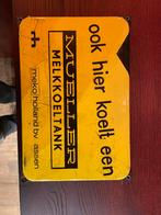 Mooi emaille bord, Verzamelen, Merken en Reclamevoorwerpen, Ophalen, Zo goed als nieuw, Reclamebord