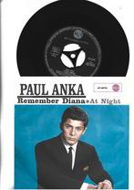 PAUL ANKA SINGLE 7" REMEMBER DIANA - 1962, 7 inch, Single, Ophalen of Verzenden, Zo goed als nieuw