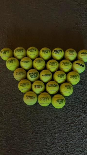 25 merk tennisballen 50 voor 8,50 beschikbaar voor biedingen