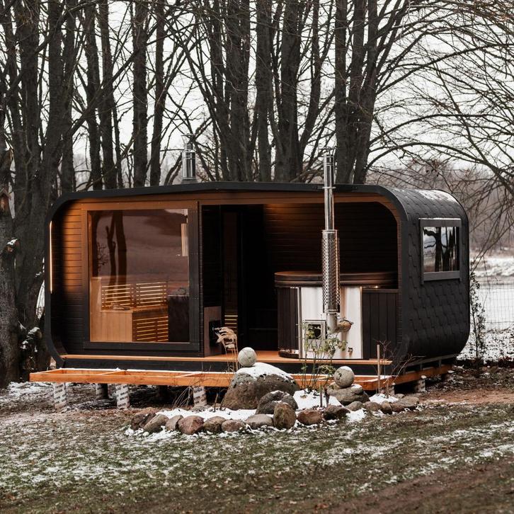 2 IN 1 LUXE SAUNA EN HOTTUB, Sport en Fitness, Sauna