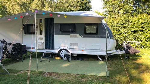 Hobby Excellent 455 UF, Caravans en Kamperen, Caravans, Particulier, tot en met 4, Rondzit, Hobby, Vast bed, 4 tot 5 meter, Disselslot