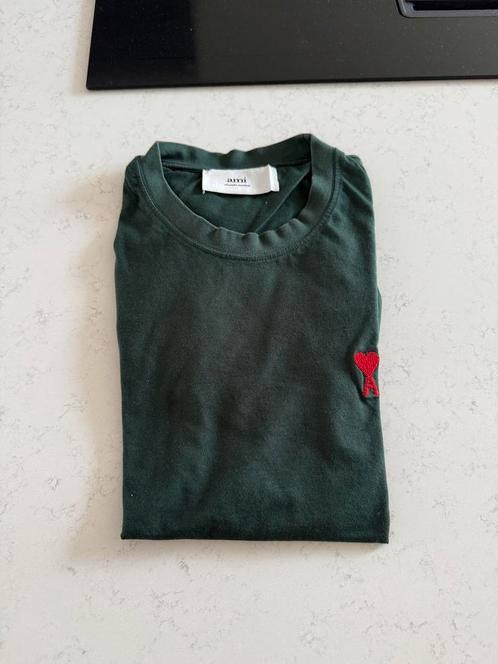 AMI kleding | maat S | polo en t-shirts, Kleding | Heren, T-shirts, Zo goed als nieuw, Maat 48/50 (M), Blauw, Ophalen of Verzenden