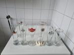 Set van 7 bierglazen, Verzamelen, Ophalen, Gebruikt, Bierglas