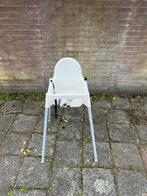 Witte kinderstoel met grijze poten, Ophalen, Gebruikt, Overige typen, Gordel(s)