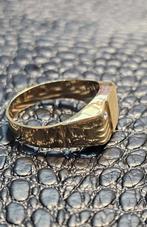 Mooie zegelring 14 karaat gouden ring, Heer, Nieuw, Ophalen of Verzenden, Goud