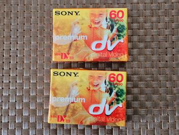 Sony Premium Mini DV Cassettes (2 stuks) nieuw! beschikbaar voor biedingen