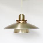 Vintage messing schalenlamp Belid Zweeds design hanglamp, Vintage retro midcentury deens design, Niet beschikbaar, Belid, Ophalen of Verzenden