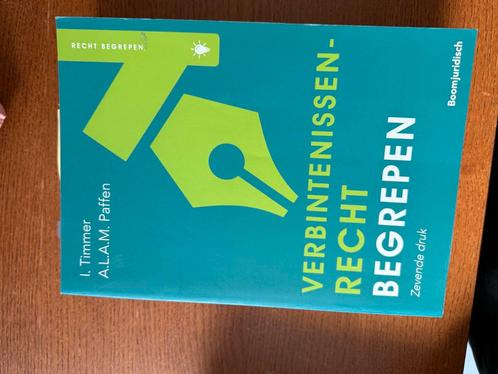 Verbindtenissenrecht Begrepen - Timmer & Paffen, Boeken, Studieboeken en Cursussen, Zo goed als nieuw, HBO, Gamma, Ophalen of Verzenden