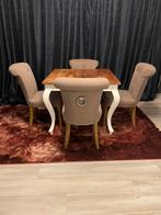 4 persoons eettafel inclusief stoelen en een extra tafel, Huis en Inrichting, Complete inboedels, Ophalen
