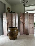 2 x Oosters kamerscherm roomdivider Chinees Japans, Ophalen of Verzenden, Zo goed als nieuw