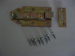 sloten en ijzeren hoeken  / NIEUW, Ophalen, Nieuw, Koper of Messing, Schuif of Grendel
