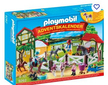 Playmobil Adventskalender Paardenpension 9262 beschikbaar voor biedingen