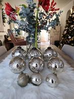 Set van 9 kerstballen zilver glas Rivièra Maison, Ophalen of Verzenden, Nieuw