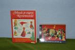 2 vintage kerstboeken met bouwplaten van kerststallen, `70s, Gebruikt, Ophalen of Verzenden