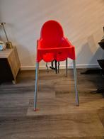 Rode kinderstoel met gordel - goede staat! Eetstoel, Ophalen, Gebruikt, Overige typen, Gordel(s)