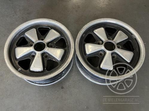 2x Fuchs 15 inch 6J  Origineel Porsche 5x130 15x6, Auto-onderdelen, Ophanging en Onderstel, Gebruikt, Ophalen