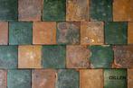 Zeer gave antieke estrikken groen geel 15x15 20.5M2!, Doe-het-zelf en Verbouw, Vloerdelen en Plavuizen, Gebruikt, Steen of Klei