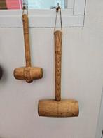Oude houten hamer, Antiek en Kunst, Ophalen of Verzenden