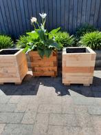 Bloembakken, Tuin en Terras, Bloembakken en Plantenbakken, Ophalen, Nieuw, Vierkant, Hout