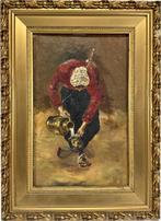166. Olieverfschilderij, laatste kwart 19e eeuw, Antiek en Kunst, Ophalen of Verzenden