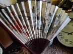 Antieke Chinese Waaier Handgeschilderd, Antiek en Kunst, Kunst | Niet-Westerse kunst, Ophalen of Verzenden