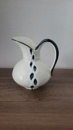 Vintage Melkkannetje Wit Zwart Decor, Antiek en Kunst, Antiek | Keramiek en Aardewerk, Ophalen of Verzenden